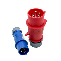 Connecteur d'alimentation industriel étanche IP44, prise et câble à 5 broches, 32A 50HZ 380V 3P + N + E