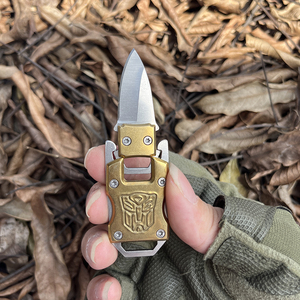 Đen bạc vàng dễ dàng mang theo dập nổi xử lý lưỡi nhỏ cắm trại ngoài trời Túi Giáng sinh kỳ nghỉ Nguồn cung cấp emhtiii dao - Product Image 5