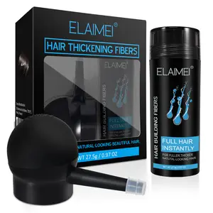 High Quality Hair Building Fiber Set Waterproof Premium Hair Fibres Powder For Thinning Hair With Spray Pump Applicator