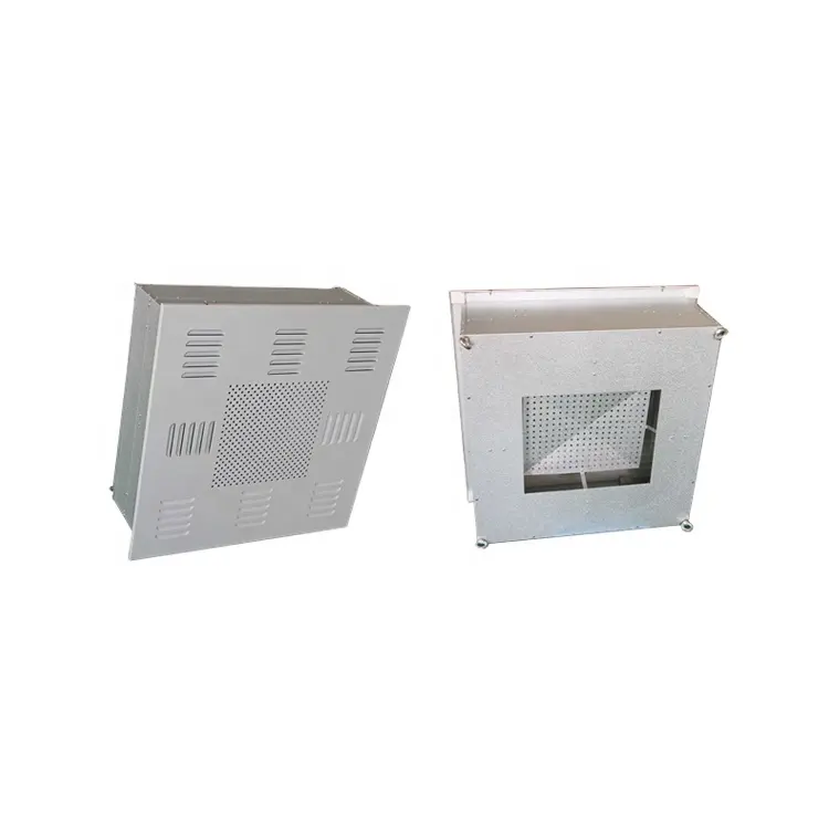 Difusor de protección de persiana de ventilación, caja Hepa, panel de control de suministro eficiente, Unidad de ventilador de refrigeración con filtro