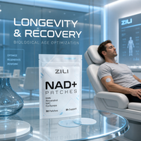 Patch NAD Plus à Marque Blanche avec NMN et Resvératrol – Anti-âge Transdermique, Réparation Cellulaire, Énergie Longue Durée