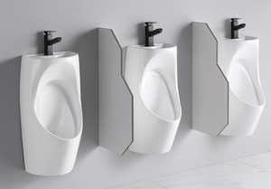 <span class=keywords><strong>Urinoir</strong></span> mural en céramique PATE pour hommes, WC mural pour salle de bain masculine avec lavabo intégré - Product Image 5