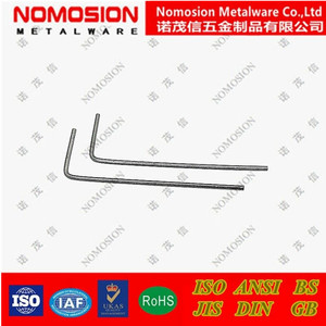 Llave Hexagonal M0.9 de 33 mm de Longitud, Acero Aleado con Óxido Negro, Grado Industrial, Tamaño Métrico - Product Image 4