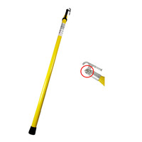 Vente en gros OEM de pichets isolés télescopiques triangulaires en PRFV, personnalisables en tension et longueur, pour haute tension, prix usine