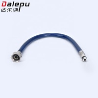 Tuyau flexible et raccords de conception la plus récente, tuyau de douche en PVC, tuyau de plomberie tressé en acier inoxydable pour salle de bain