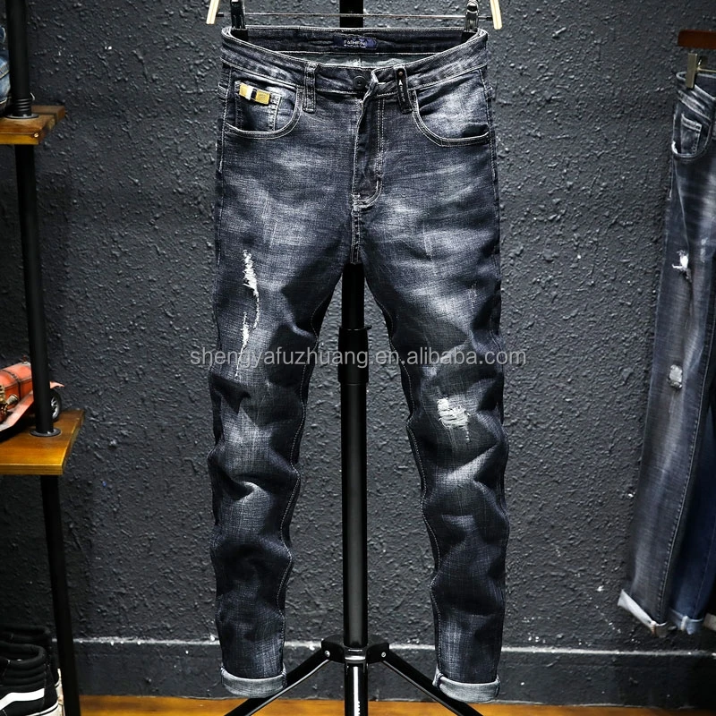 Wholesale Casual Mens Jeans Stylish Taper Denim Pants