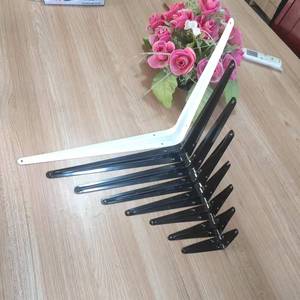 Supporto a L triangolare personalizzato <span class=keywords><strong>per</strong></span> mensole galleggianti, staffe triangolari in metallo da parete <span class=keywords><strong>per</strong></span> pannelli in legno - Product Image 5