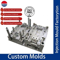 Servicio Profesional de Moldeo por Inyección de Plástico Personalizado, Molde de Alta Calidad ABS/PC, Mold-Master Hot Runner, Certificado CE, ROHS, ISO 9001