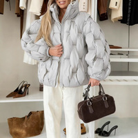 Nouvelle veste en duvet et coton pour femmes russes européennes et américaines, collection automne-hiver 2026, pour la chaleur