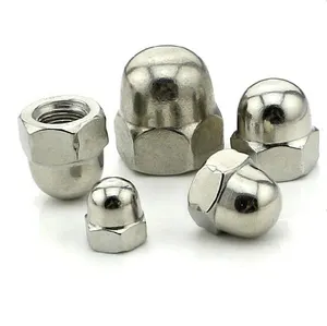 DIN1587 M6 M8 M10 M16 Stainless Steel A2 A4 Kubah Lama Menghubungkan Cap Kacang