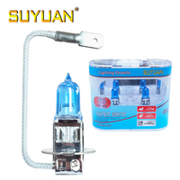 Phare de voiture, ampoule halogène super lumineuse H3 12V55W, utilisée pour les feux de brouillard des voitures et des camions