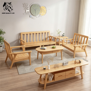 Suministro directo de fábrica, el más barato, personalizable, en stock, dropshipping, sofá de hotel, nuevo diseño, muebles de sala de estar, sofá de madera para sala de estar - Product Image 5