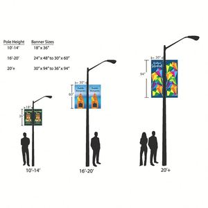 Support de bannière en vinyle pour bannières double face, écologique, facile à assembler, OEM, idéal pour les promotions - Product Image 5