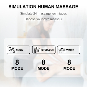 Masajeador de terapia TENS recargable inteligente EMS de mano con modos de calefacción para la relajación muscular corporal y el manejo del dolor - Product Image 2