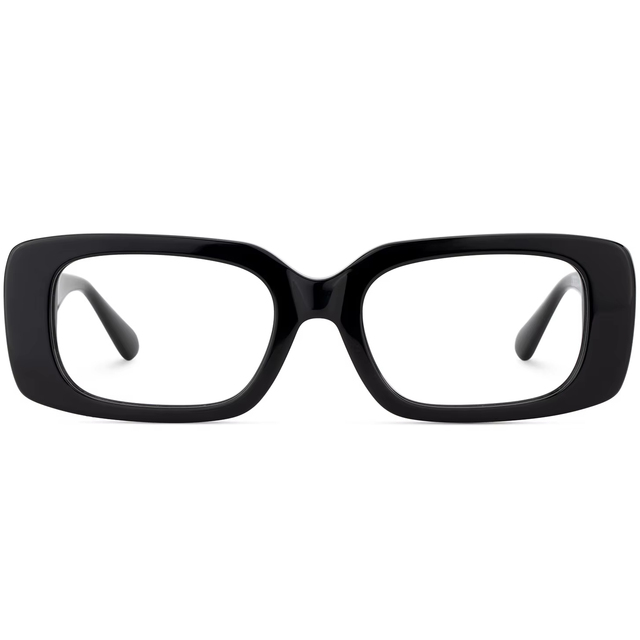 Wholesale Stylish  Fashionable Acetate Eyeglasses Frame Rectangle Popular  Eyewear for Women