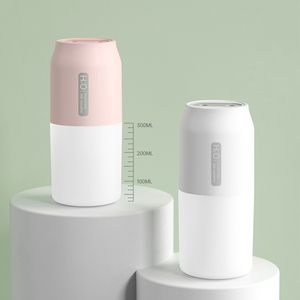 पोर्टेबल यूएसबी डबल स्प्रे ह्यूमिडिफायर 280 एमएल 1800 माह बैटरी से संचालित मूक अल्ट्रासोनिक फास्ट ह्यूमिडीकरण की एलईडी लाइट होम कार - Product Image 1