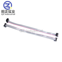 QZ Shenzhen kualitas tinggi 2*3P 6P 200mm 20cm 2.54mm Pitch IDC konektor pita datar kabel FC-6P Wiring Harness