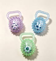 Juguete Masticable para Perros con Púas, de Felpa, para Limpieza Dental, Interactivo y Popular