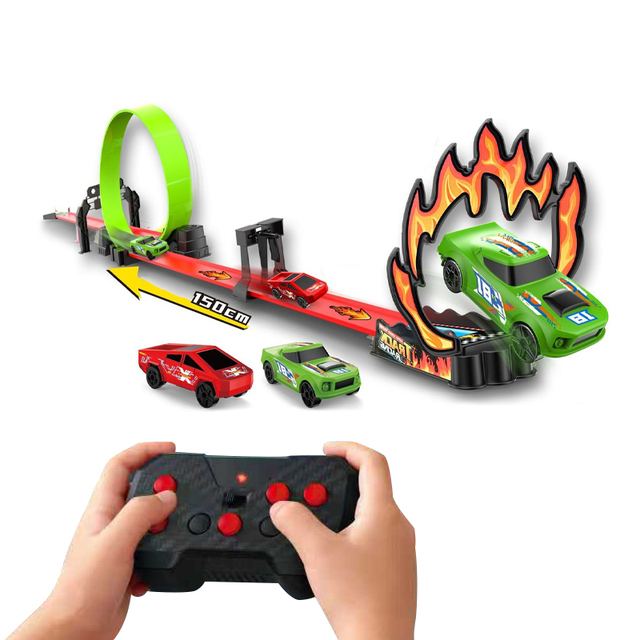 Newest 2.4G High Speed Remote Control Rc Racing Car Track Set Toy for Kids