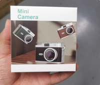 X5 Mini Retro 1080p HD Cámara portátil para niños con filtro y sensor CMOS-Perfecto para deportes al aire libre, diseño de llavero de plástico