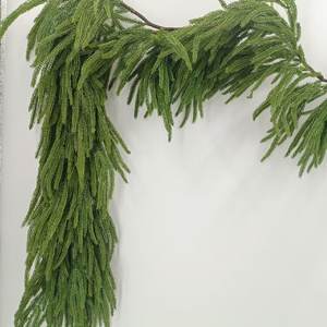 2025 Usine Real Touch <span class=keywords><strong>Norfolk</strong></span> Pin Guirlande Noël Plante Artificielle Décoration - Product Image 3