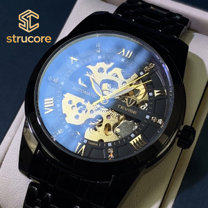 Montre mécanique automatique de luxe en acier inoxydable 41 mm, étanche, lumineuse, avec logo personnalisé, fabricant OEM pour hommes - Product Image 2