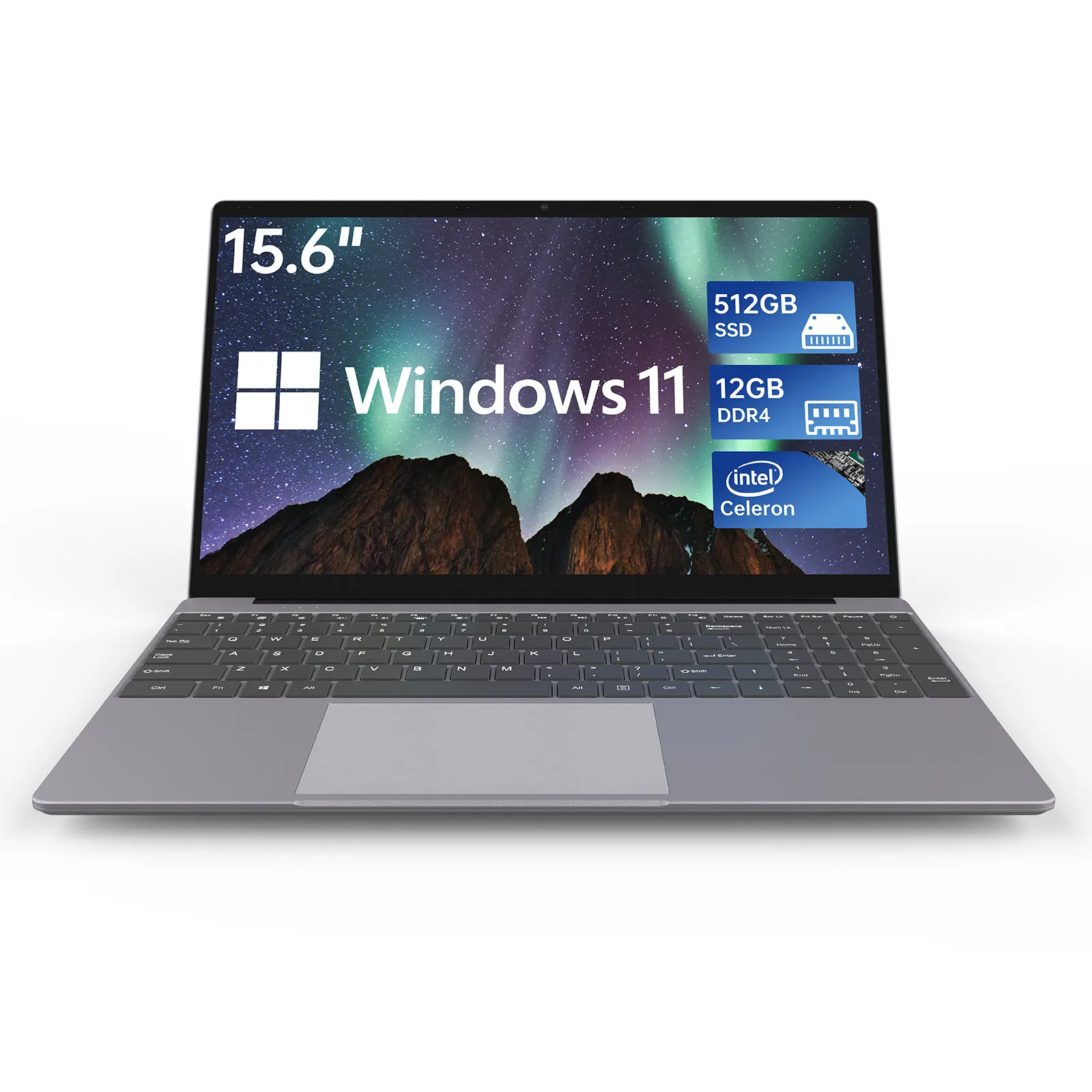 2023 New laptop 15.6 inch tablet mini PC 12GB 512GB Notebook Intel N5095 laptop computer with Win 11 for home and students