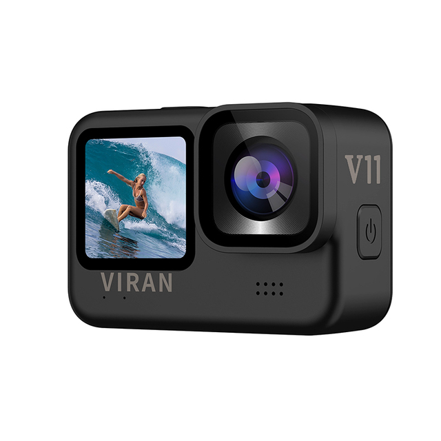 OEM ODM Factory 5K Sports Camera 2.2" Ultra High Definition Compact CMOS Cameras Motorbike Vlogging Waterproof Action Camera V11