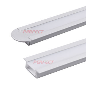 แถบไฟ LED อลูมิเนียมแบบฝังสีเงิน6063-T5สำหรับไฟ LED ขนาด10มม. สำหรับให้แสงสว่างในร่ม - Product Image 3