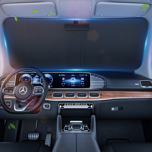 Tấm Che Nắng Xe Ô Tô Mặt Trời che nắng bằng laser che nắng cách nhiệt tấm kính nội thất Ô Che Nắng Ma Thuật - Product Image 3