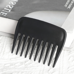 Nouvel Arrivage <span class=keywords><strong>Peigne</strong></span> de poche en plastique anti-statique pour cheveux bouclés et humides, <span class=keywords><strong>Peigne</strong></span> à barbe, Petite brosse à cheveux, Outil de coiffure, <span class=keywords><strong>Peigne</strong></span> à dents super larges - Product Image 2
