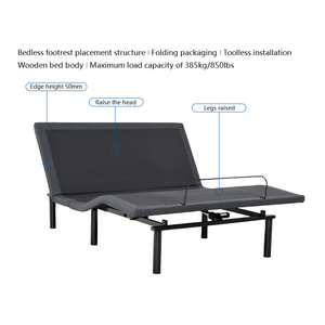 Cama Eléctrica Inteligente Ajustable de Alta Calidad con Doble Motor, Enfocada en la Salud, Tamaño King, para Personas Mayores - Product Image 2