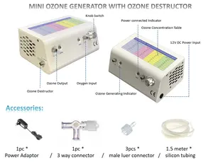 Kit de tratamiento de ozono para uso médico, máquina de Terapia de ozono dental, O3, vaginal y rectal