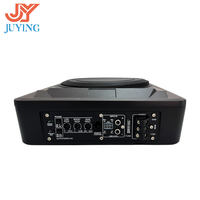 Subwoofer actif monocylindre de 10 pouces à monter sous le siège, 120W, en aluminium, pour voiture, avec apparence personnalisée, vente en gros