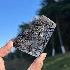 CrystalHola - Cristales Curativos Hechos a Mano de Alta Calidad al por Mayor, Cuarzo Turmalina Negra Natural en Forma Libre, Regalos de Decoración para el Hogar - Product Image 4