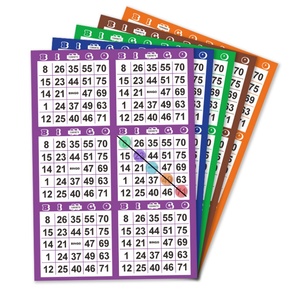 Fabricación de Libros de Cartas de Bingo a Todo Color, Juego de Papel Personalizado con Diseño Gratuito, Impresión Digital de Cartas de Bingo - Product Image 1
