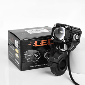 ไฟสปอร์ตไลท์มอเตอร์ไซค์แบบ LED พร้อมไฟ DRL ภายนอก แสงสูง-ต่ำ วัสดุอลูมิเนียมอัลลอยด์ สำหรับติดตั้งเพิ่มเติมและอัปเกรด - Product Image 1