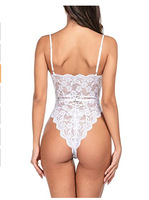 X1595 vente en gros Sexy dentelle body mature une pièce populaire voir à travers pansement filles sous-vêtements sensuelle Lingerie bébé poupée