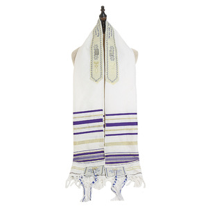 Châle de prière ethnique en gros d'usine, foulard unisexe de haute qualité, écharpe d'épaule - Product Image 1