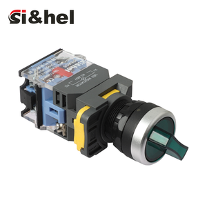 LA38 <span class=keywords><strong>12V</strong></span> verde iluminado interruptor de botón electrónico Selector 10A 220V electrodomésticos plástico encendido/apagado con perilla plana - Product Image 6