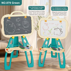 Papan Gambar Easel Dua Sisi yang Dapat Disesuaikan, Papan Gambar Doodle Anak-anak, Papan Lukis dan Menulis Dua Sisi untuk Anak-anak - Product Image 6