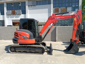 Original Mini Japón Kubota KX163 Excavadoras de orugas hidráulicas usadas 5 toneladas Excavadoras de cubo de segunda mano - Product Image 3