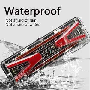 2 Luces Traseras LED Dinámicas para Camión, Luces de Freno Traseras, Luces de Señal de Giro, Lámpara de Señal de Reversa, Remolque, Camión, Autobús, Caravana, Cámper, 12/24 V - Product Image 2