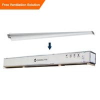 Grand 24 ft 7300 ventilation aérospatiale ventiladores pmsm prix fabricant lames gym entrepôt plafond industriel hvls ventilateur