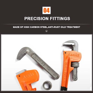 ASAKI 8"-48" Heavy Duty Adjustable <strong>Pipe</strong> <strong>Wrench</strong> Sizes - Product Image 3