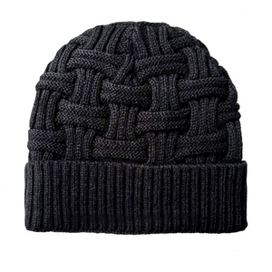 <span class=keywords><strong>UMBERTO</strong></span> SPORTS Gorro de punto de algodón/spandex jacquard de color sólido para invierno, unisex, con logotipo personalizado de alta calidad, último modelo. - Product Image 6