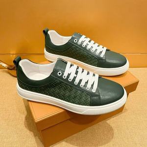 Zapatos de Hombre de Cuero Genuino, Tejidos a Mano, con Cordones, Casuales, con Punta Redonda y Suela de Goma para Uso Diario - Product Image 4