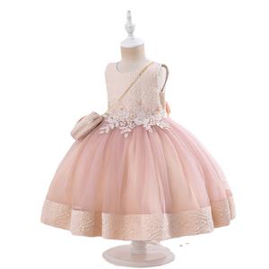 Abrigo elegante de boda para fiesta de Navidad, vestido de niña y bolsas, <span class=keywords><strong>vestidos</strong></span> para niños para niñas - Product Image 4