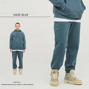 Pantalones Deportivos de Alta Calidad Personalizados OEM con Forro Polar para Hombre, Pantalones de Chándal de Hip Hop para Otoño e Invierno, Pantalones Deportivos Vintage con Puños, Venta al Por Mayor - Product Image 2