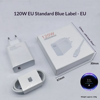 Chargeur UE 67W transfrontalier avec têtes de charge rapide 120W/90W, sortie 3A, certifié CE QC3.0 USB-A – Vente en gros